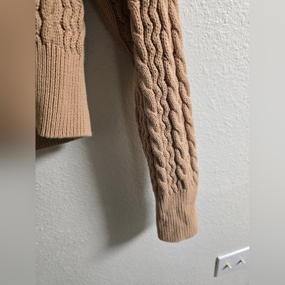 Andrew Marc Crop Cable Knit - Picture 4 of 7